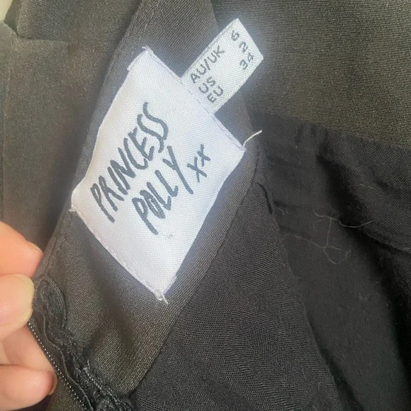 Princess Polly Black A-Line Skirt - Picture 3 of 6